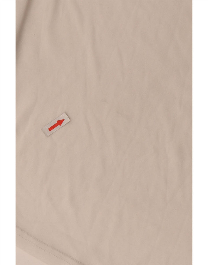 Under Armour Hombre Camiseta Top Small Blanco Colorblock Poliéster