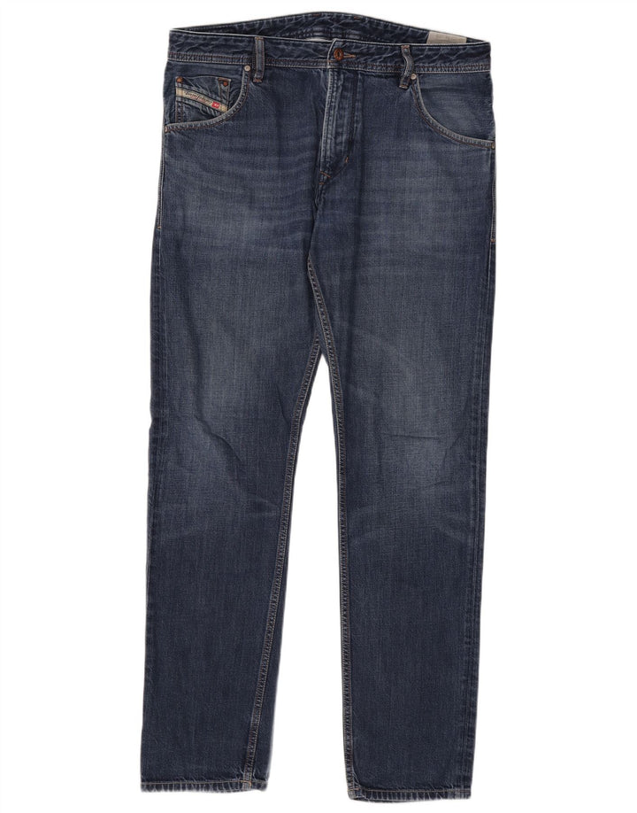 Diesel Vaqueros Slim Para Hombre W34 L32 Algodón Azul