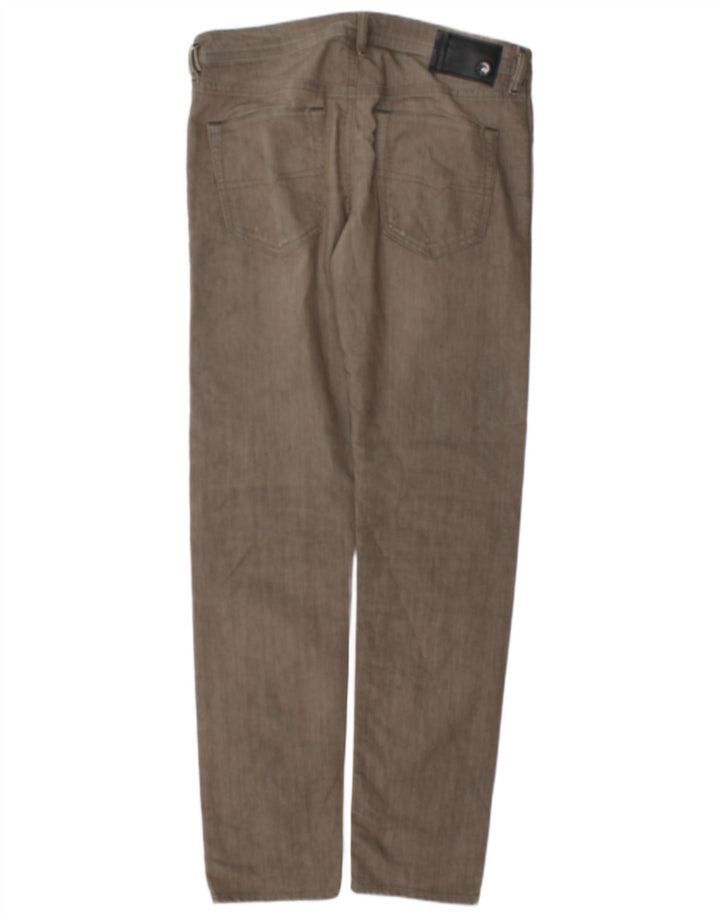 Diesel Vaqueros Rectos Para Hombre W32 L32 Algodón Gris