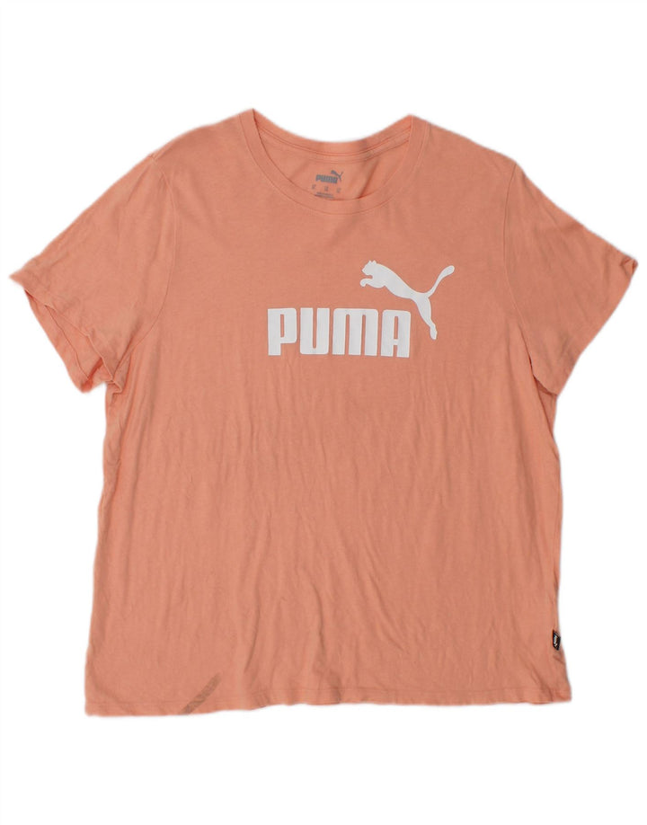 PUMA Camiseta gráfica para mujer Top UK 18 XL Algodón rosa