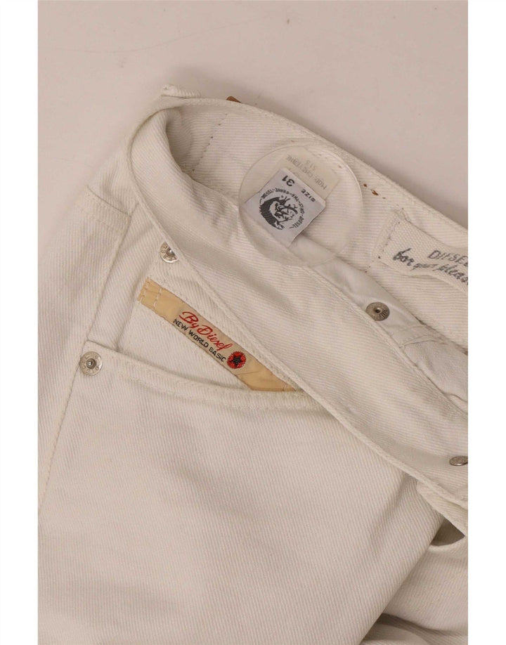 Diesel Vaqueros Slim Para Hombre W31 L30 Algodón Blanco