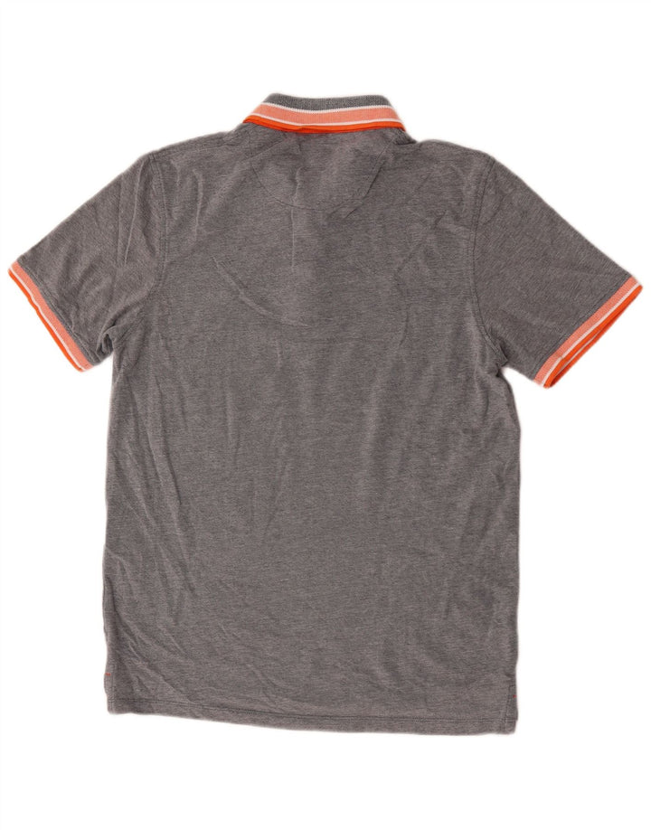 Polo Jack & Jones para hombre de algodón gris grande