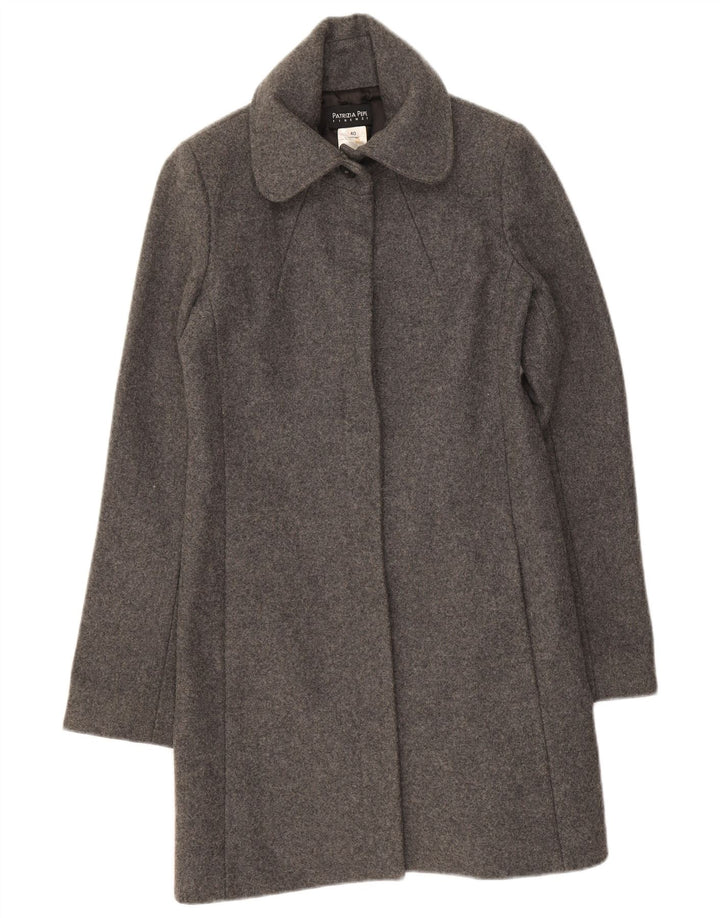 Patrizia Pepe Abrigo Mujer IT 40 Small Gris Lana