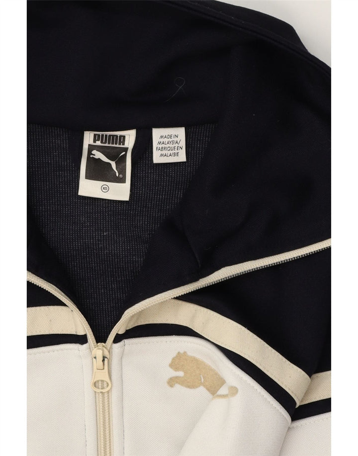 PUMA Chaqueta de chándal para hombre XS Azul marino Colorblock