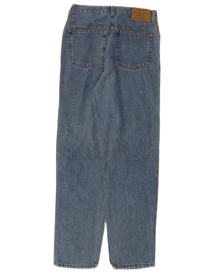 EDDIE BAUER Vaqueros cónicos para mujer US 8 Medium W28 L31 Algodón azul