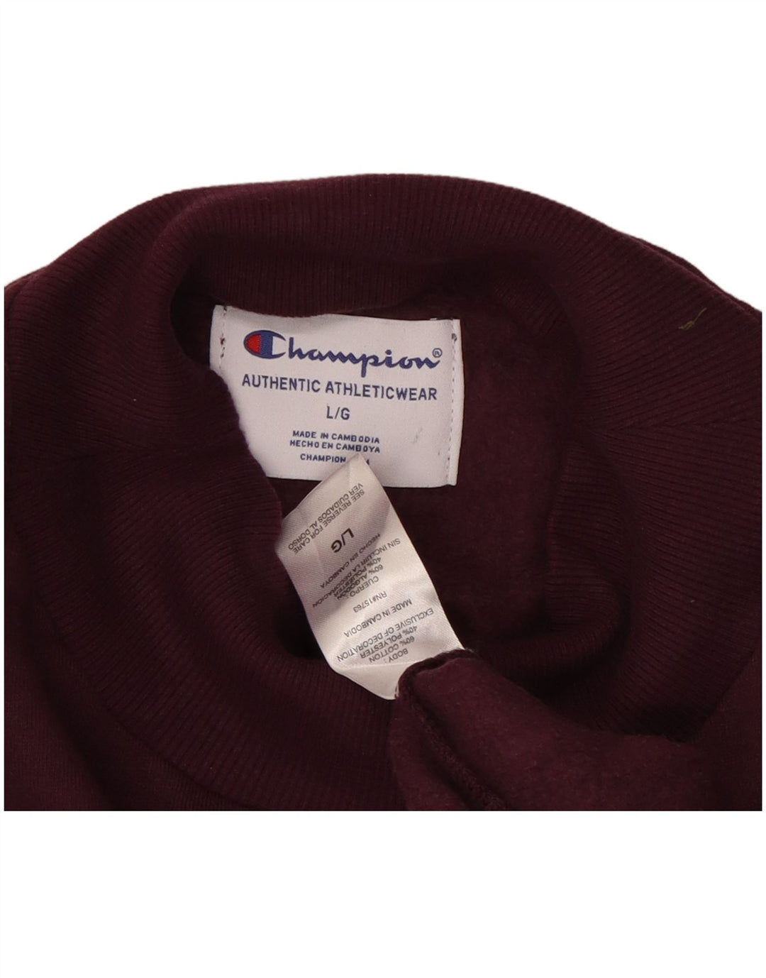CHAMPION Sudadera con gráfico extragrande para mujer, talla 40, color morado