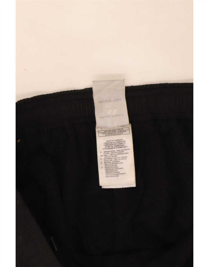 Adidas Mujer Capri Chándal Pantalones UK 40 Grande Poliéster Negro