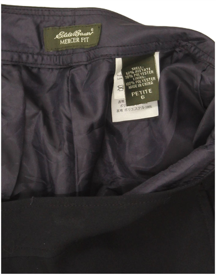 Eddie Bauer Pantalones casuales para mujer Petite Bootcut US 6 Medium W30 L29 Negro