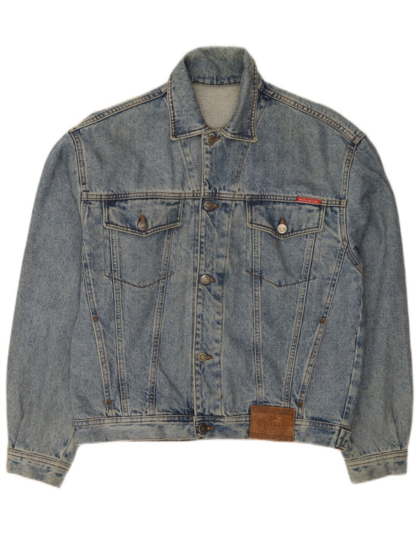 Holiday Chaqueta vaquera para hombre UK 36 Small Blue Cotton