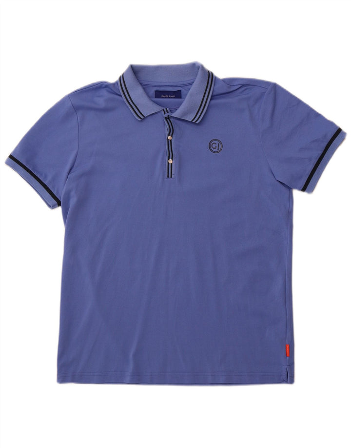 Polo Gaudí Hombre Poliamida Azul Medio