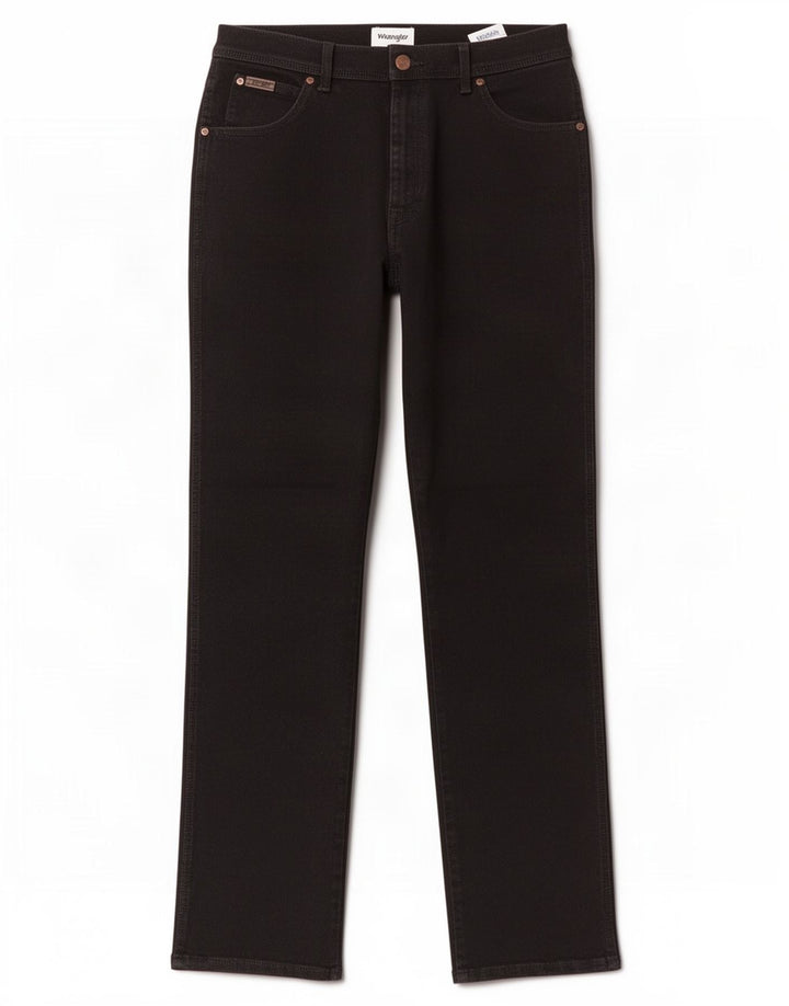 Wrangler Vaqueros rectos para hombre W34 L34 Algodón negro