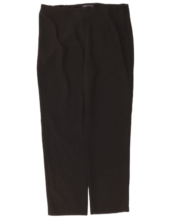 Marks & Spencer Pantalones Casuales Rectos para Mujer UK 46 Large W36 L30 Negro
