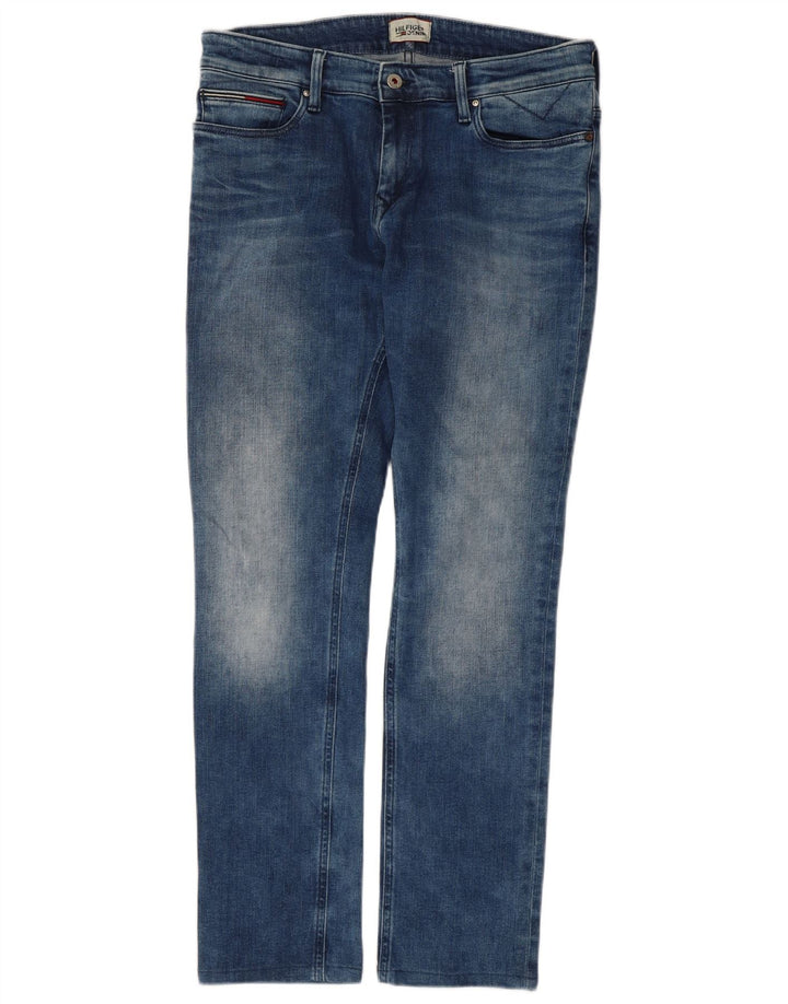 Tommy Hilfiger Vaqueros ajustados para hombre W32 L29 Algodón azul