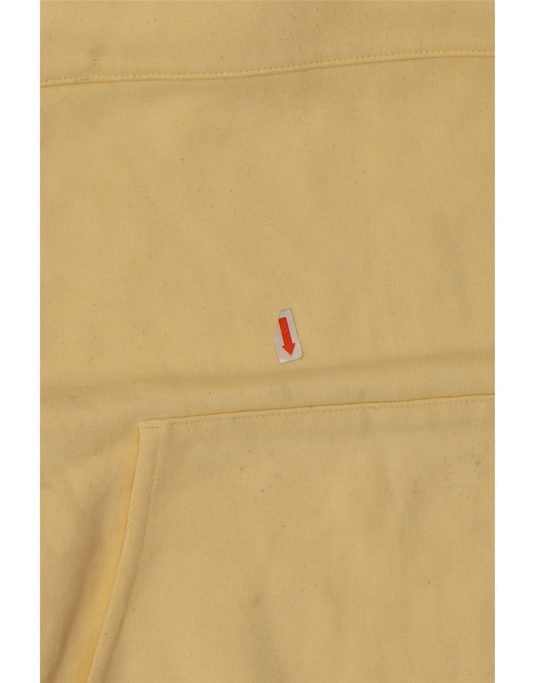 Adidas Jersey con capucha extragrande para mujer UK 14 Algodón amarillo medio