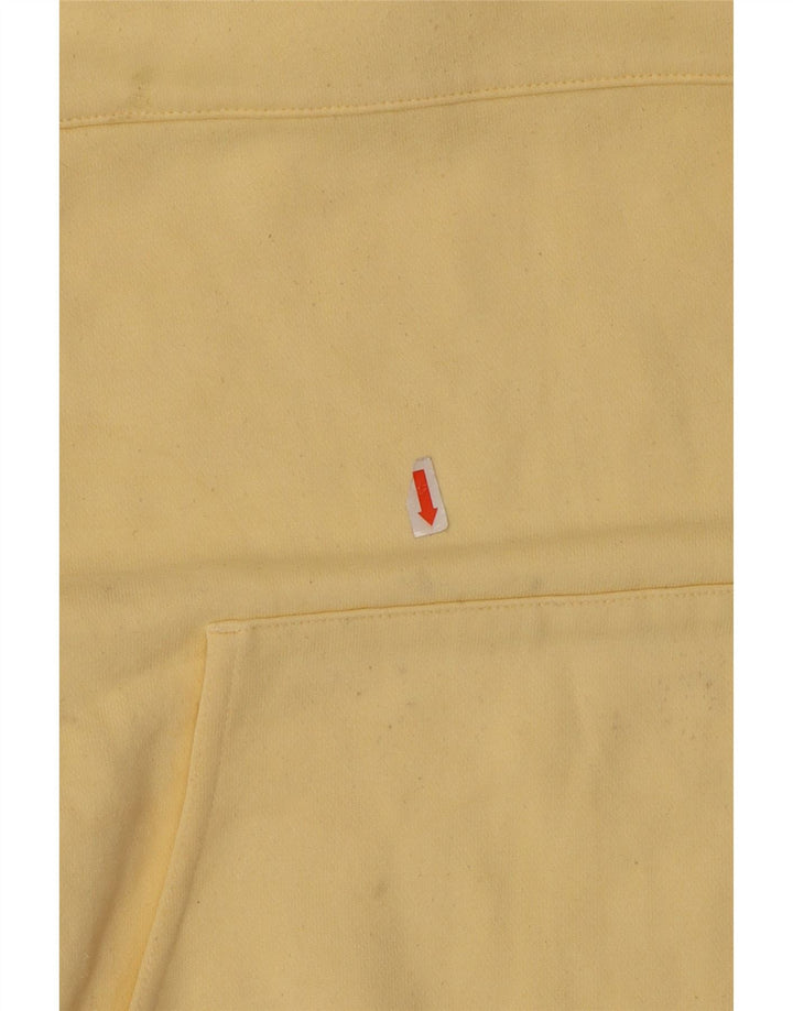 Adidas Jersey con capucha extragrande para mujer UK 14 Algodón amarillo medio