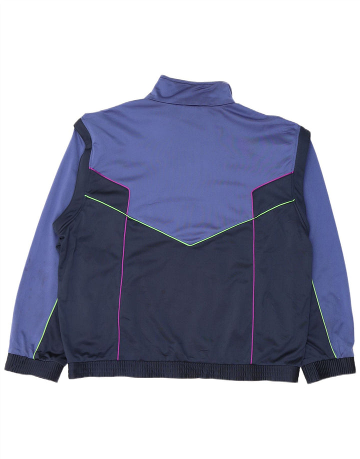 LOTTO Chaqueta de chándal para hombre XL Azul Colorblock