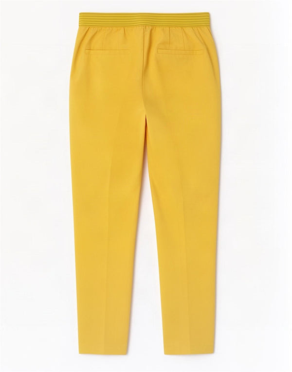 Zara Mujer Pantalón Chino Slim Medium W28 L27 Amarillo