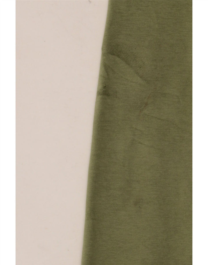 Nike - Sudadera con cremallera y cuello para hombre, talla XL, algodón verde