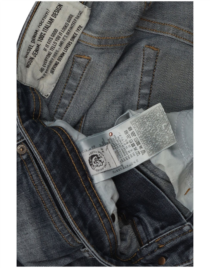 Diesel Hombre Vaqueros Slim Desgastados W32 L32 Algodón Azul
