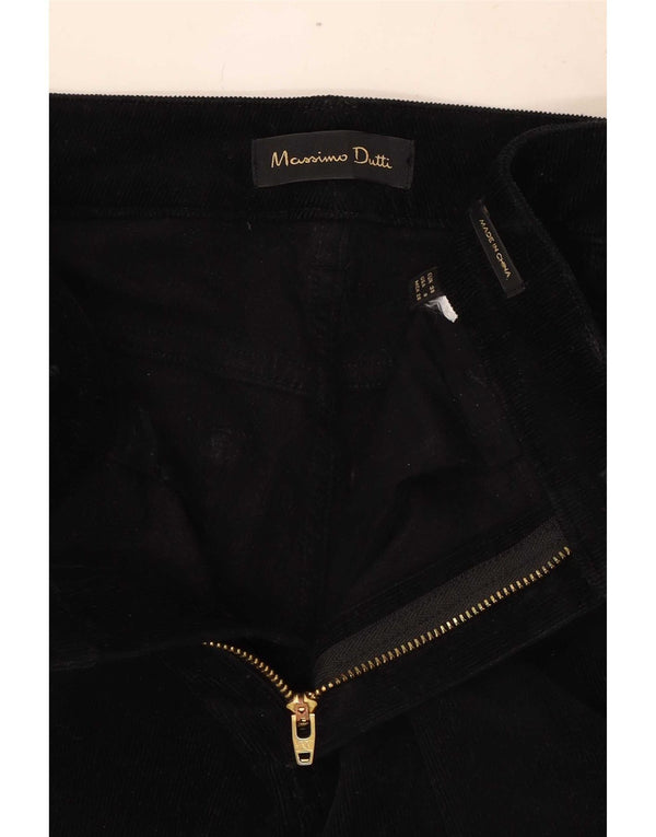 Massimo Dutti Pantalón Pitillo De Pana Mujer EU 38 Small W28 L29 Negro