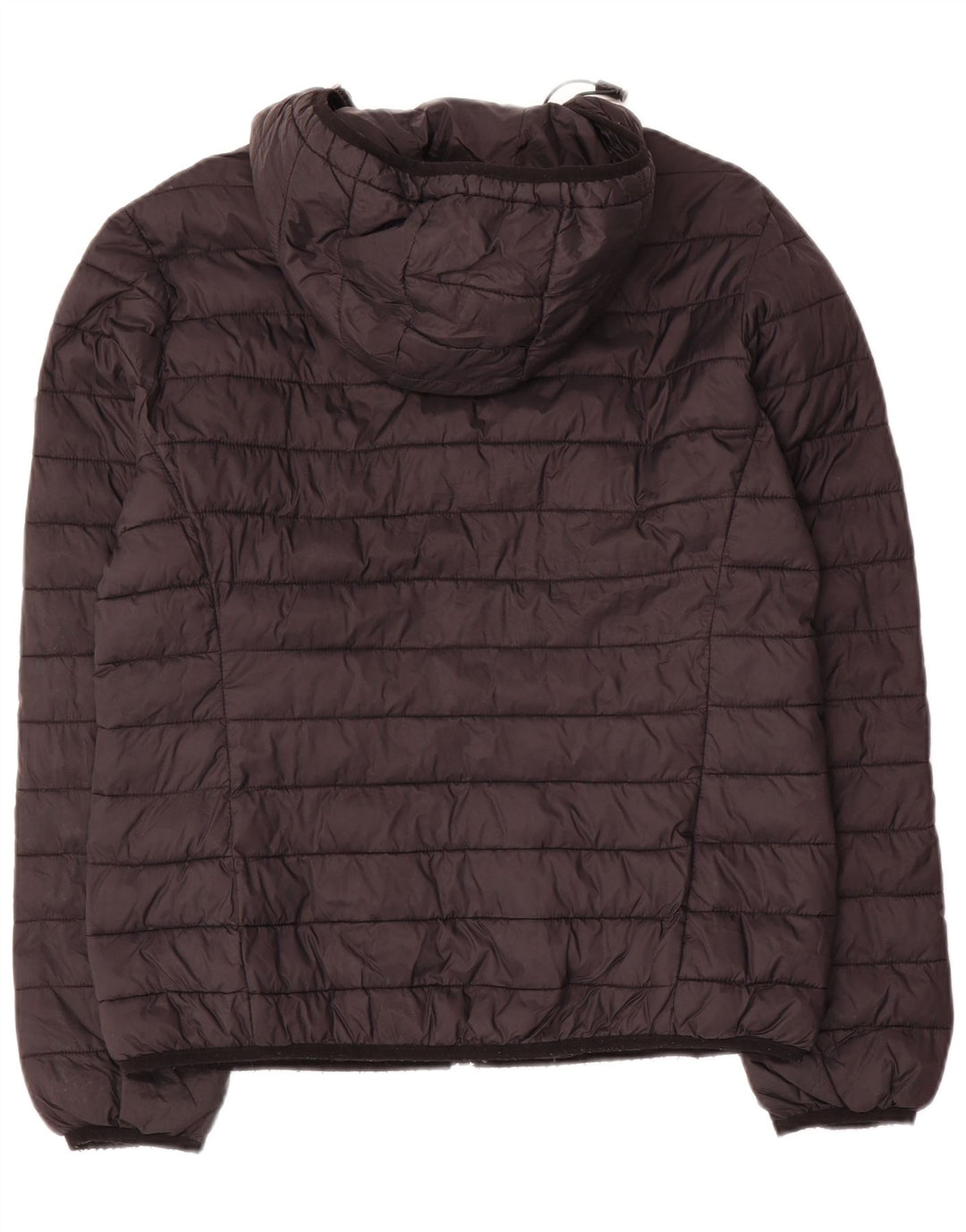 Carrera Chaqueta acolchada con capucha para mujer UK 46 Large Black Nylon