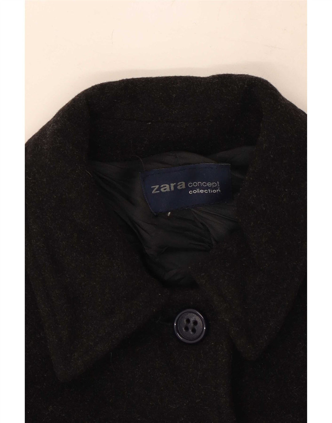 Zara Abrigo Mujer UK 40 Small Black