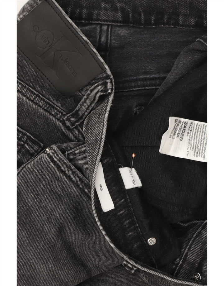 Calvin Klein Jeans ajustados para hombre W32 L32 Algodón gris