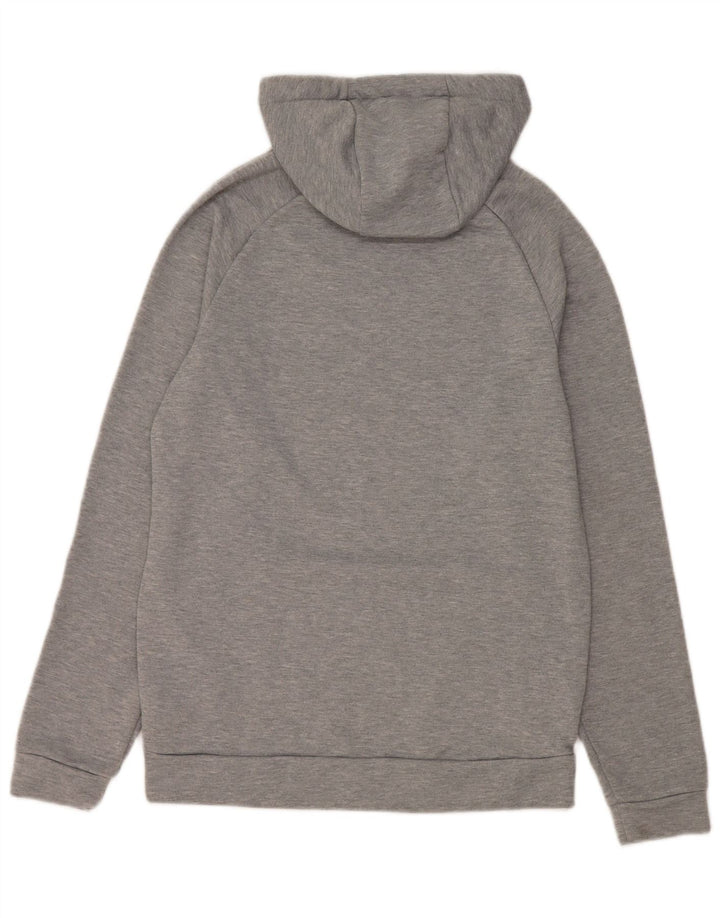 Nike Dri Fit Graphic Sudadera con capucha para hombre, talla pequeña, poliéster moteado gris