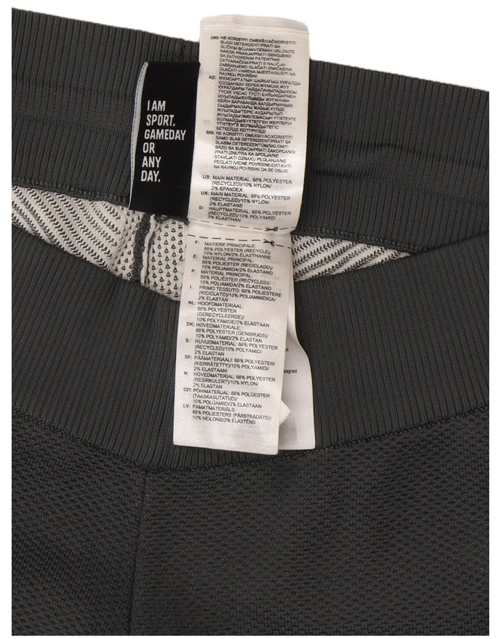 Adidas Pantalones de chándal para mujer UK 44 Gris medio Colorblock Poliéster