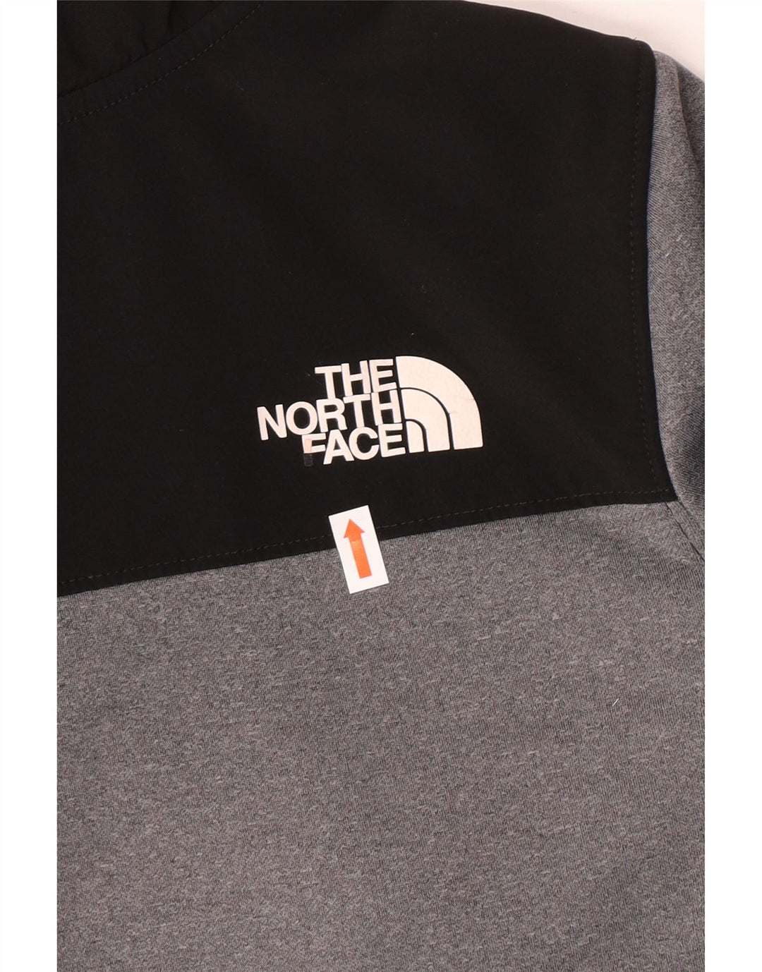 THE NORTH FACE Jersey con capucha y cuello con cremallera para niños 14-15 años XL Gris Colorblock