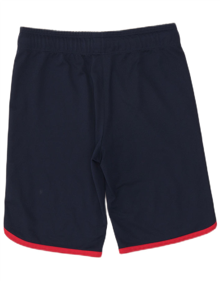 Pantalones cortos deportivos Converse para hombre poliéster color block azul marino medio