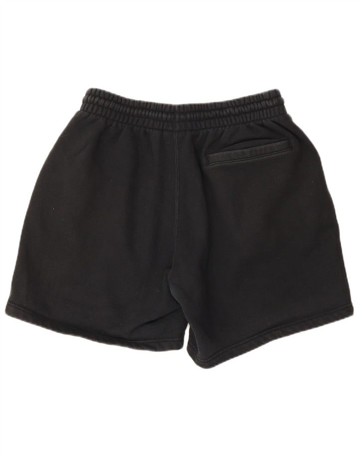 Adidas - Pantalones cortos deportivos para hombre, algodón negro mediano