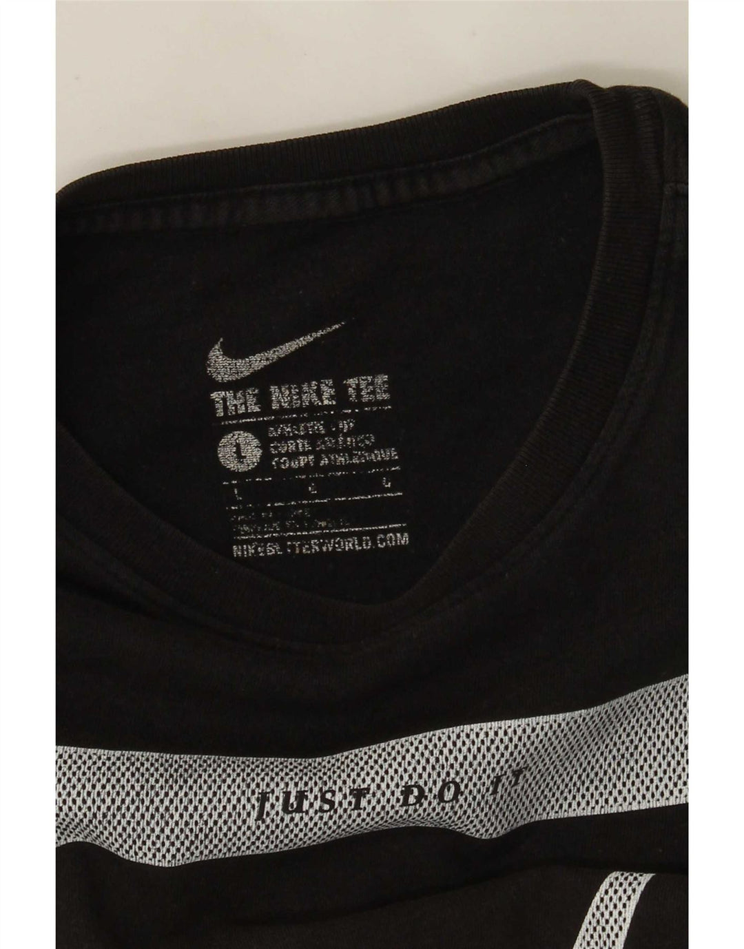 Nike Camiseta gráfica para hombre, talla grande, color negro