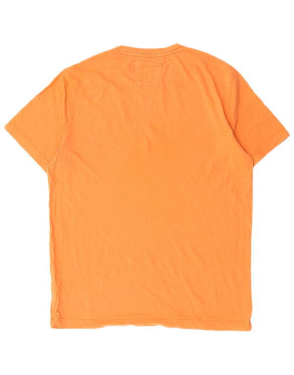 Crew Clothing Camiseta para hombre Top Algodón naranja medio