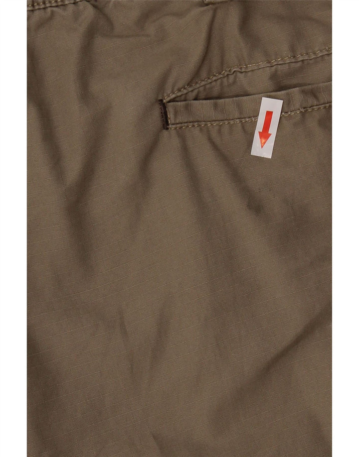 Wrangler Pantalones cortos cargo para hombre W44 2XL Algodón marrón