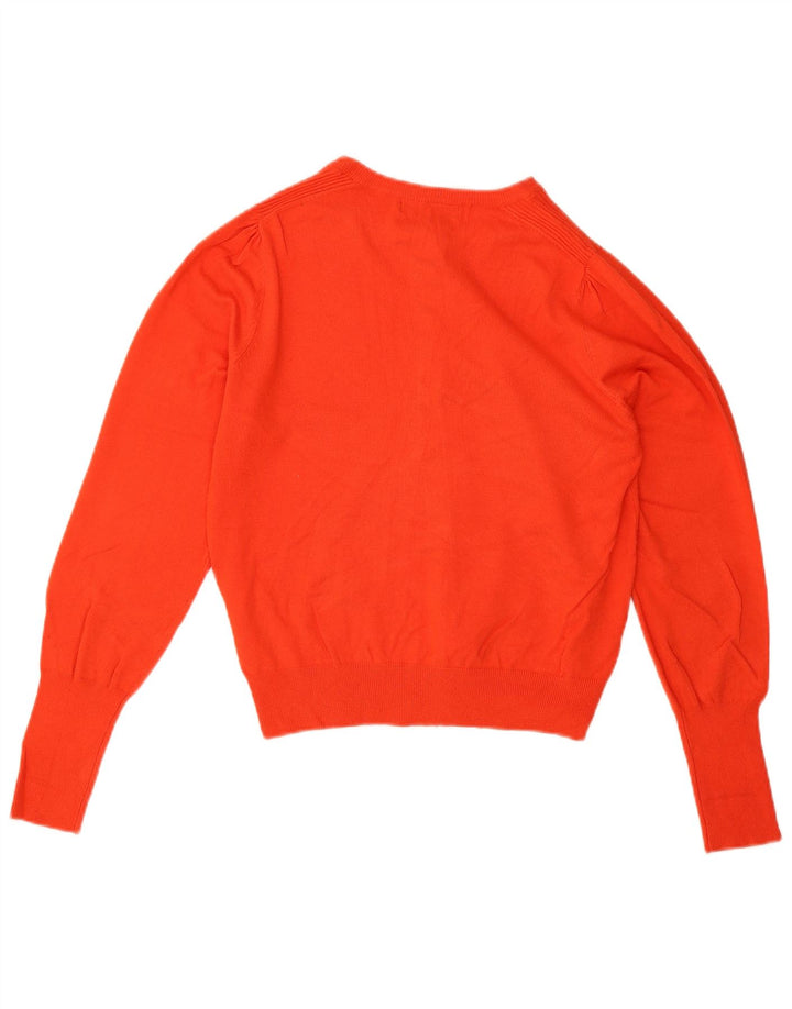 Marks & Spencer - Cárdigan para mujer, talla 40, viscosa naranja mediana