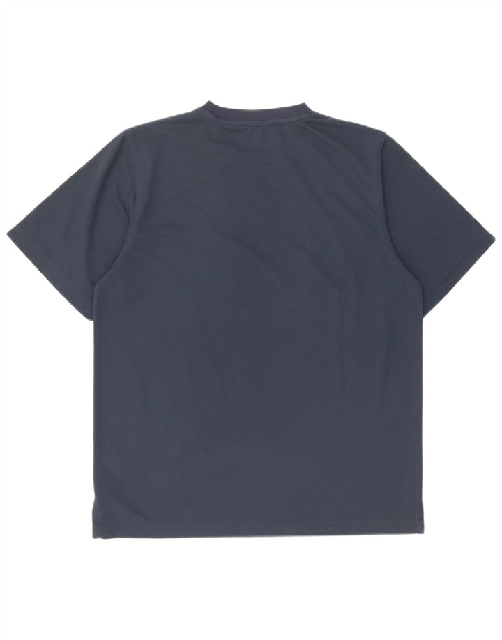 ELLESSE Camiseta gráfica para hombre Top Medium Azul marino Poliéster