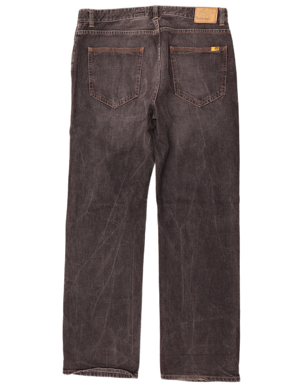 Timberland Vaqueros rectos para hombre W38 L35 Algodón gris