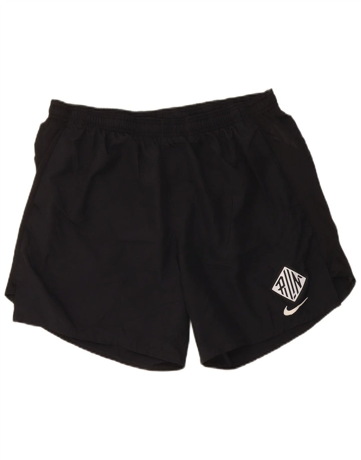 Nike Pantalones cortos deportivos Dri Fit para hombre XL Poliéster negro