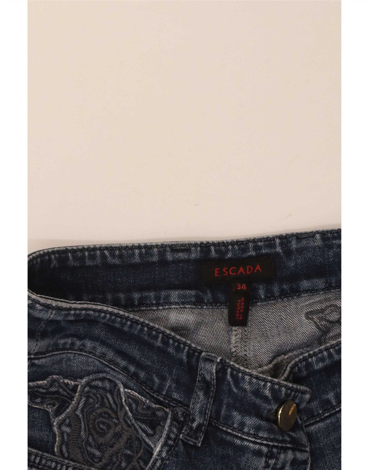 Escada Vaqueros Bootcut para Mujer EU 34 XS W28 L32 Azul
