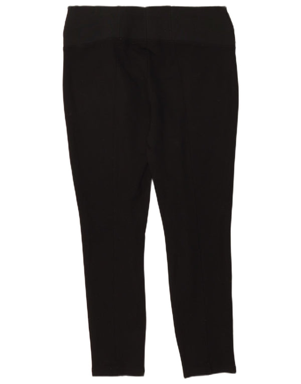 Zara Mujer Crop Leggings Reino Unido 46 Grande Negro