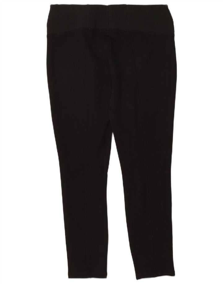 Zara Mujer Crop Leggings Reino Unido 46 Grande Negro