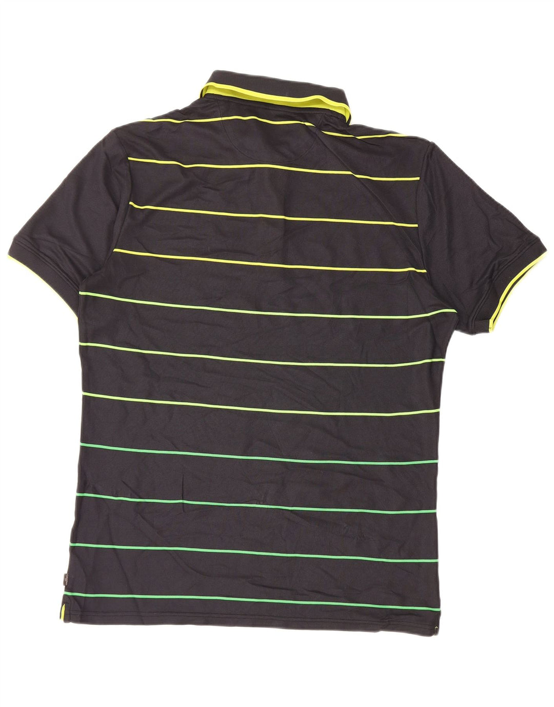 Polo de golf Calvin Klein para hombre Poliéster a rayas negras medianas