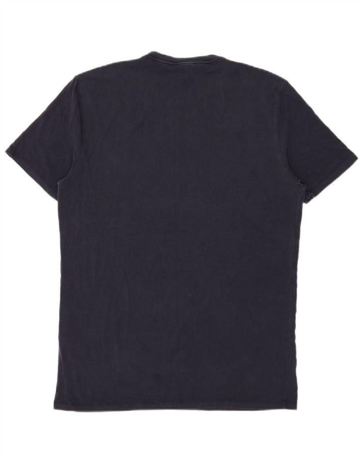 Camiseta Reiss Hombre Top Large Lyocell Azul Marino