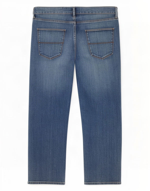 Marks & Spencer Mens Straight Jeans W34 L27 Blue Cotton