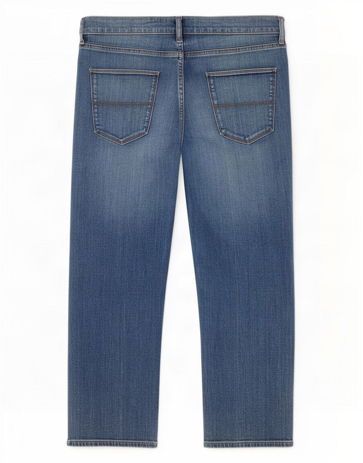 Marks & Spencer Vaqueros rectos para hombre W34 L27 Algodón azul