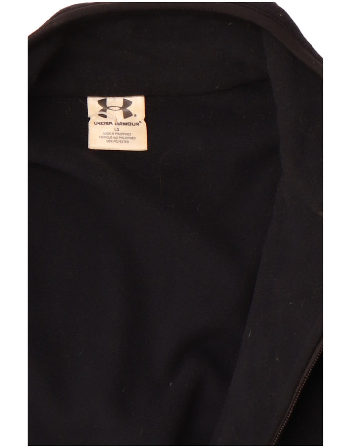 UNDER ARMOUR Chaqueta polar para mujer UK 46 Grande Poliéster negro