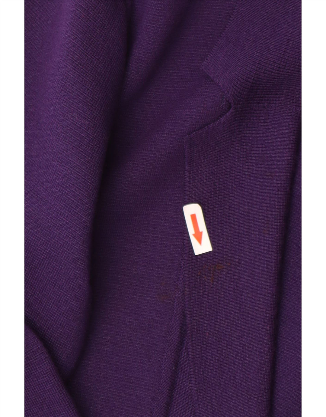 Vintage mujer 3 botones Blazer chaqueta Reino Unido 10 pequeño púrpura