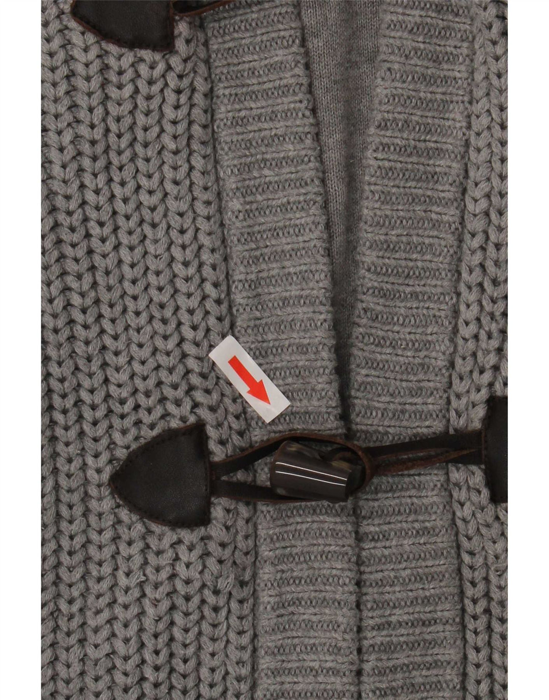 Tommy Hilfiger Suéter tipo cárdigan con capucha para hombre Algodón gris medio