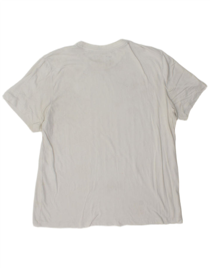 Nike Camiseta Dri Fit para Hombre Top XL Blanco